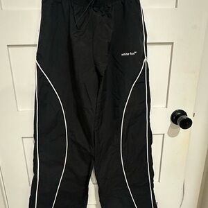 Women’s White Fox Boutique Unphased Black Track Pants XS
